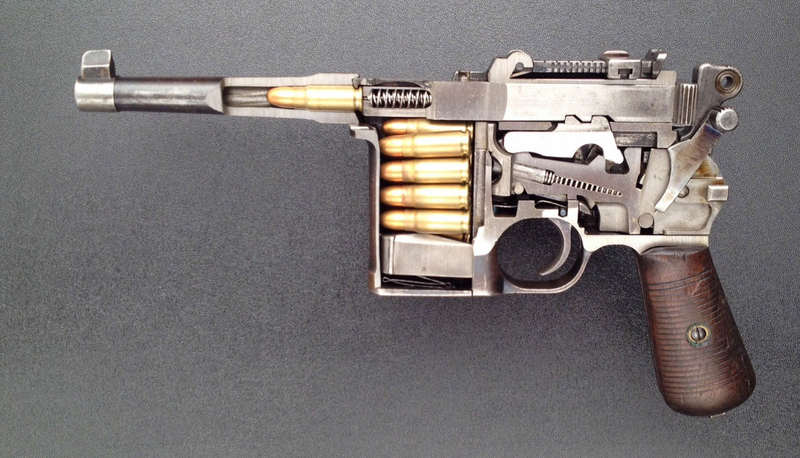 Illustration for article titled Cool photos of iconic weapons cut in half